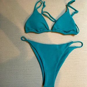 Zaful green/teal bikini